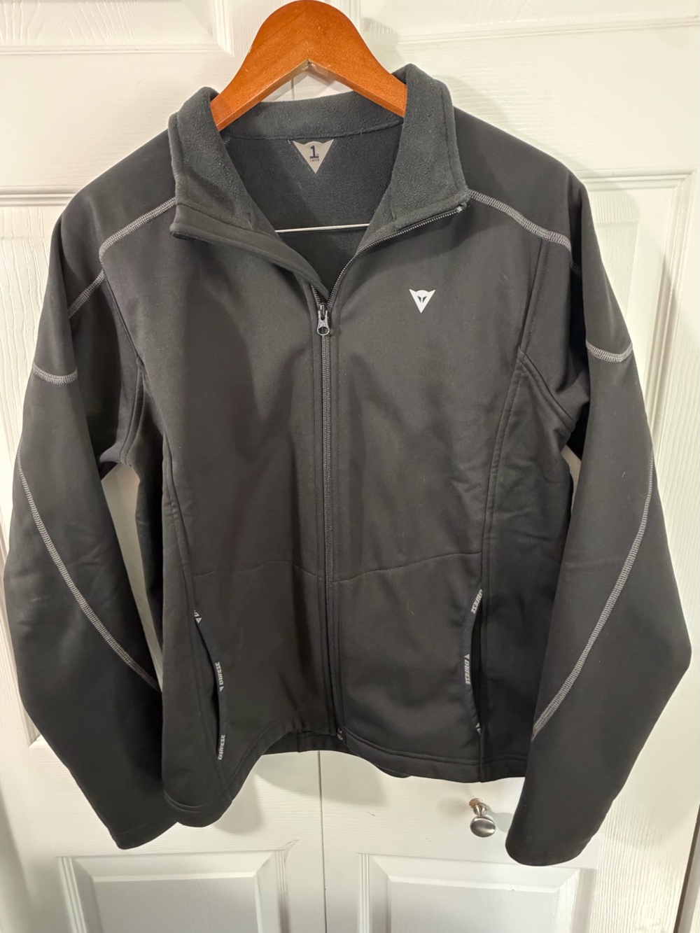 Dainese No Wind Layer D1 Thermal Motorcycle Mid Layer Black Mens Large